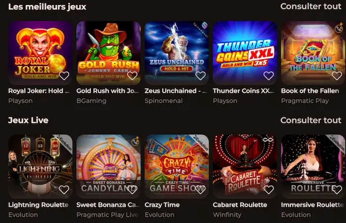 Roulettino Casino games